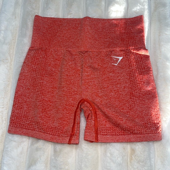 Gymshark Pants - Gymshark Orange Athletic Shorts